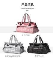 Bolsa de gimnasio de gran capacidad para mujer, bolso de viaje de separación, bolsa deportiva de Fitness, seca y húmeda - details 2