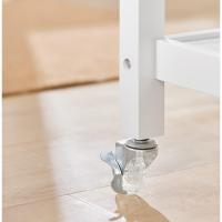 FKW47-W Carrito de Servir Carrito Auxiliar Cocina estantería de Cocina Carrito de Cocina móvil 100 x 92 x 45 cm Blanco ES - details 35