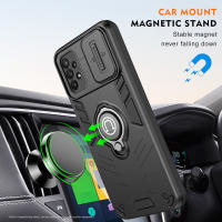 KEYSION-funda a prueba de golpes para Samsung A33, 5G, A23, A13, 4G, anillo de protección de cámara deslizante, soporte de teléfono, Galaxy A32, A22, M32 - details 2