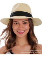 Sombrero de Paja Sombrero de copa con sombra de protección solar al aire libre para hombres Sombrero de Panamá Sombrero plegable británico - details 3
