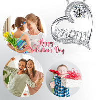 Collar de Plata de Ley 925 para Mujer, regalos dia de la madre, joyas originales para mujer,regalo de cumpleaños - details 3