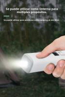 Luz de Campamento Plegable Multifunción con Indicador de Carga: 4 Hojas, Fuente de Poder Inalámbrica y Iluminación Antiestrabismo para Aventuras al Aire Libre - details 1