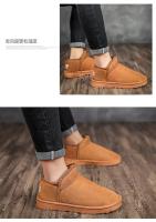 Botas de nieve para hombre, zapatos de algodón para exteriores, zapatilla de algodón con aislamiento de felpa, zapatos de ocio para parejas, botas de felpa para mujer, zapato masculino - details 12