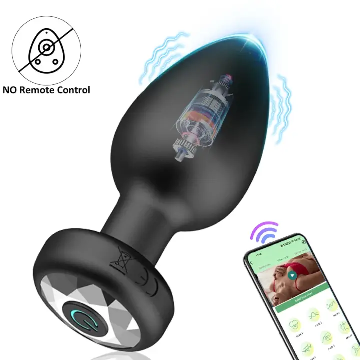 Vibrador Anal Inalámbrico Bluetooth Masajeador Profesional para Hombres y Mujeres - 1