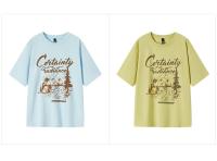 Camiseta de Verano 2024 Semir Manga Larga, Estampado Retro Americano, Moda para Mujeres - details 10