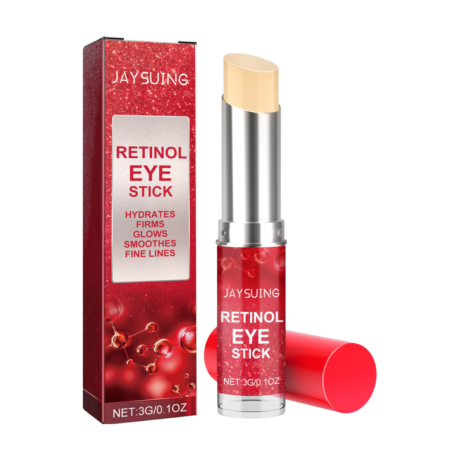 Crema de Ojos Antiarrugas con Retinol y scualeno, Hidrata, Elimina las Ojeras, Cuidado de la Zona de los ojosones