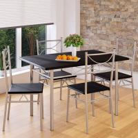 4 sillas Paul Muebles de Cocina Comedor Haya Mesa MDF Resistente 110x70cm - details 6