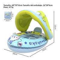 Anillo de asiento para sombrilla para niños, anillo de natación, protección solar, anillo de asiento para bote de agua pequeño para sombrilla, mango de cinturón inflable anillo de natación engrosado - details 4