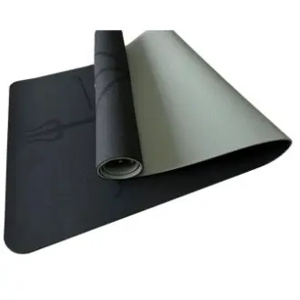 Engrosamiento amortiguador de choque gimnasio tierra estera TPE183*80*0.8cm antideslizante posición línea yoga estera - 1