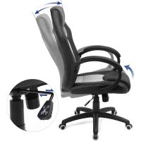 Silla de Escritorio de Oficina Ergonómica Regulable con Ruedas, Azul, 79 x 65 x 33 - details 19