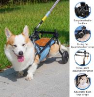 Silla de Ruedas Ajustable para Perros Pequeños Diseño Ligero en Aluminio y Polipropileno - details 7