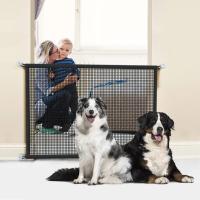 Vallas de barrera para perros, con gancho de 4 piezas, aislantes rojas para mascotas, escaleras y puerta - details 4