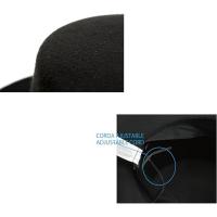 Kebedo Moda Sombrero Fedora de ala Ancha Clásico Español para Hombre, Gorro Versátil Negro para Adulto Talla Única 58-59CM - details 2
