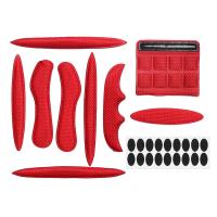 Kit de relleno interior Universal para casco, almohadillas de espuma de esponja selladas, almohadilla de protección, accesorio de repuesto para motocicleta y bicicleta, 27 unidades por juego - details 2