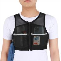 Chaqueta de correr transpirable para hombres y mujeres, chaleco reflectante de maratón, bolsas, bolsa de almacenamiento para correr, mochila para correr, paquete de pecho - details 3