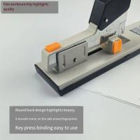 Grapadora de escritorio antideslizante multifunción, grapadora manual de gran capacidad, portátil con 4000 clavos, grapadora resistente - details 5