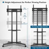 Soporte Universal para TV Móvil, compatible con Plasma LCD/LED/OLED, 32-85 Pulgadas, carga máxima 60kg, VESA 600 x 400 mm - details 2