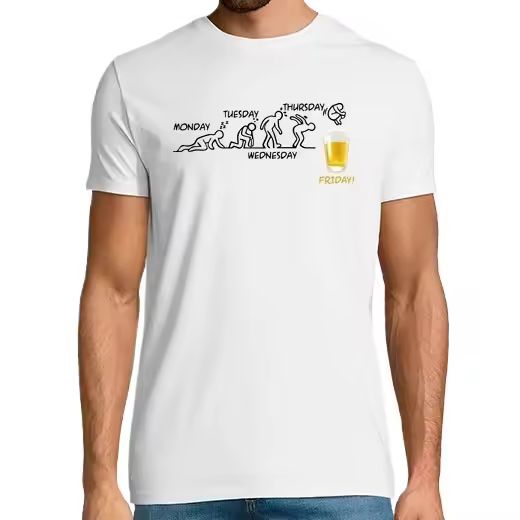 Beer-volution ENG Camisetas CERVEZA,Pack Regalo Camiseta Personalizada - 1