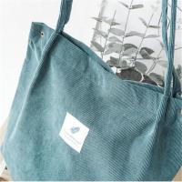 Bolsos de hombro de lona sólida, bolso de compras ambiental, bolsos de mano, bolso informal para mujer - details 4