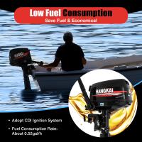 Motor de Aire Trasero de 6.5 HP 123CC 4800W Motor de Barco de Gasolina con Refrigeración de Agua CDI Sistema Kit de Motor de Lama - details 3