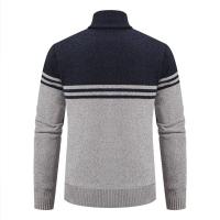 Chaqueta de suéter para hombre con forro de punto, cárdigan con capucha de otoño e invierno, chaqueta de suéter informal, ropa para hombre - details 6