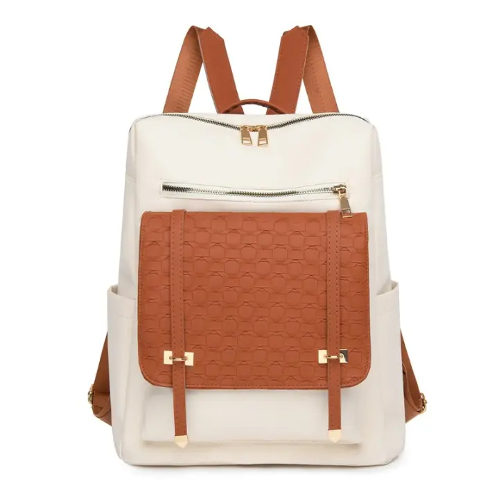 Mochila de verano para mujer, nueva mochila de moda para damas, mochila de viaje de ocio de gran capacidad, mochila escolar de superficie suave para estudiantes de moda - 1