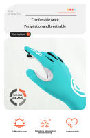 Guantes antideslizantes de dedo completo para ciclismo, manoplas de tela de LICRA para bicicleta de montaña, equipo de ciclismo de carretera - details 9