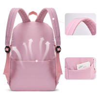 Mochila escolar para adolescentes, morral sencillo de color sólido para mujer, morral escolar juvenil para mujer - details 2