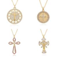 Nuevo Collar de Cruz Religiosa para Mujer Devota, Joyería y Bisutería Europea y Americana, Collares Mujer,día de la madre - details 1