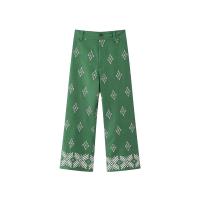Pantalones de Lino Boho Vintage para Mujer Moda de Verano 2023 Pantalones Suaves con Bordado para Chicas - details 19