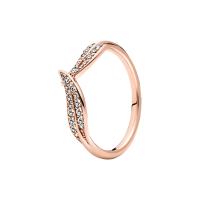 Caliente 100% libélula Margarita hoja Rosa moda circón ajuste Pandora anillo femenino encanto joyería regalo - details 5