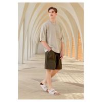 Zapatillas de corcho neutras，Sandalias planas esenciales para vacaciones en la playa - details 7