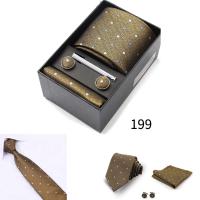 Caja de regalo de corbata para hombre con corbatas, pañuelos, gemelos, pinzas para corbata, conjuntos de 6 piezas, corbatas formales para festivales de bodas y negocios en grupo - details 38