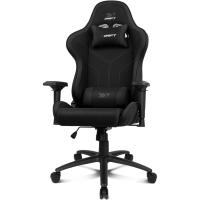 DR110 - Silla Gaming Profesional, Tejido Tejido Alta transpirabilidad, reposabrazos 4D, Ruedas silenciosas, pistón Clase 4, inclinación, cojín Lumbar y Cervical, Color Negro - details 0