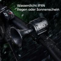 Bocina electrónica para bicicleta de montaña, sirena de 120dB, batería CR2032, alarma de trompeta IPX4, resistente al agua, sonido de advertencia fuerte - details 5