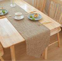 Bonenjoy, 1 pieza, camino de mesa de lino y algodón, Color sólido, decoración para mesa de comedor, banquete, mantel para el hogar, 30x16 0/30x18 0/30x21 0/30x240cm - details 13