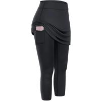 Pantalones Cortos Deportivos para Mujer Shorts Elásticos de Cintura Alta, Transpirables, Informales, a la Moda, con Bolsillo, para Yoga y Correr al Aire Libre - details 9