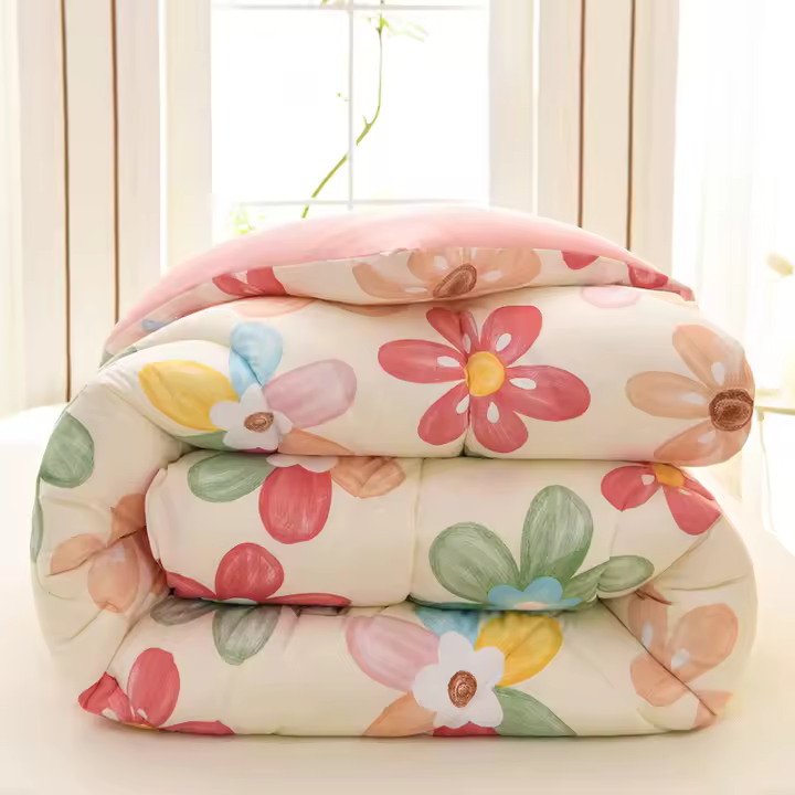 Bonenjoy-colcha con estampado para el hogar, edredón acolchado grueso, edredón de 90/105/135/150cm (sin funda de almohada), 1 ud. - 1