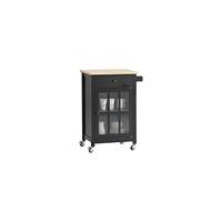 Carro de cocina multifuncional con 2 cajones y 2 estantes Gran encimera Ideal para bar y comedor - details 13