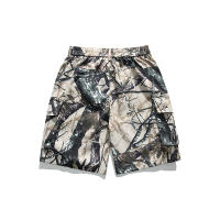 Men New Outdoors Camouflage Cargo Shorts Summer Leisure Fashion Elastic Waist Shorts Hiking Motion Basketball Short Trousers Men - details 2