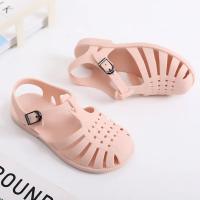 Sandalias de playa infantiles Ocean Summer Girl Gladiador sandalias infantiles suaves antideslizantes princesa Jelly shoes chico trapeador Romano - details 19