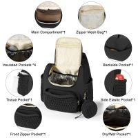 Gran moda para mamá, bolso colgante para cochecito de madres, bolsos para mamá, mochila de viaje al aire libre - details 4
