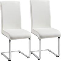 Comedor Sillas de Oficina Conferencia Altura 47cm MAX Carga 135kg Blanco - details 0