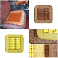 Cojín de bambú para asiento de coche, funda de asiento cuadrada, transpirable, accesorios de verano - details 6