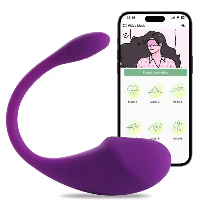 Vibrador Inalámbrico Bluetooth Huevo de Estimulación Clitoris Controlado por APP - 1