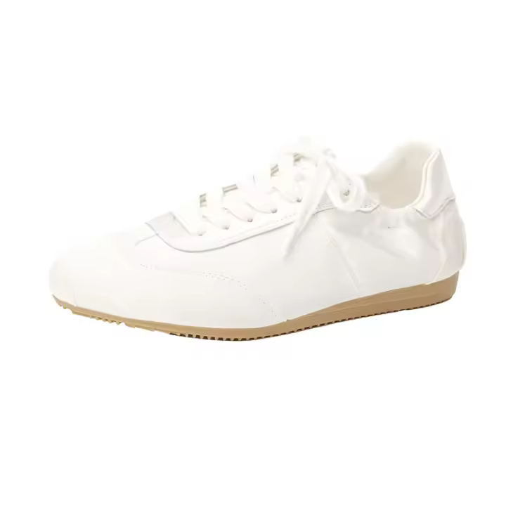 Zapatos de entrenamiento alemanes de satén estilo ballet, nuevos zapatos casuales versátiles de moda de diseñador de nicho - 1