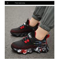 Zapatillas de deporte de marca para niños, zapatos deportivos ligeros para exteriores, zapatos de tenis antideslizantes, zapatos cómodos para correr, zapatos para estudiantes de escuela - details 8