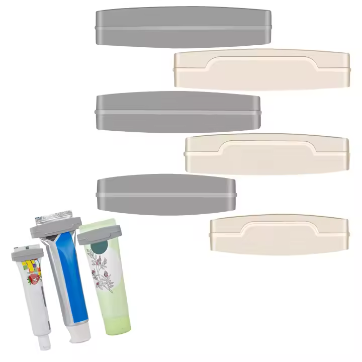 Despensador de Pasta de Dientes en Rollo de Plástico 6pcs Tamaños Grande, Mediano, Pequeño - 1