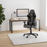 DR90 - Silla Gaming Profesional, Tejido Transpirable, reposabrazos 2D Acolchado, Base Nylon Reforzado, pistón Clase 4, cojín Lumbar y Cervical, Color Gris/Blanco - details 24