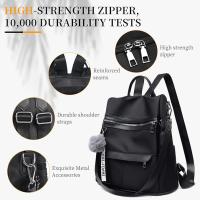 Mochila para mujer, elegante, pequeña, de tela Oxford, impermeable, para uso diario, trabajo y viajes - details 3